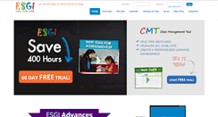 Desktop Screenshot of esgisoftware.com