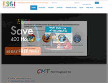 Tablet Screenshot of esgisoftware.com